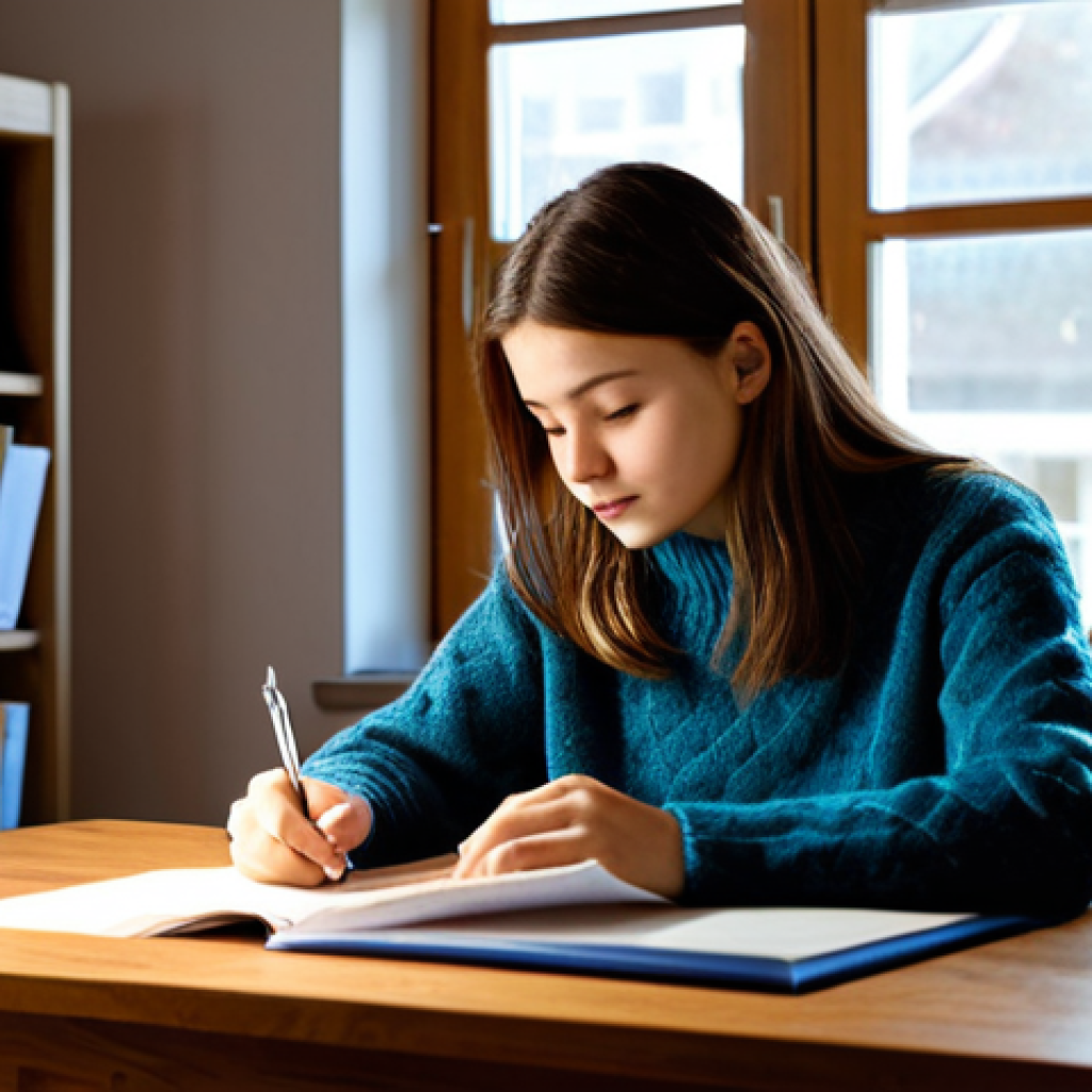 Preparing for the Exam**

"A young professional, fully clothed in a comfortable study outfit (jeans and a sweater), sits at a wooden desk reviewing documents under a warm lamp. The desk has neatly organized papers, a transparent folder, pens, and a water bottle. Background: A cozy study room with bookshelves and natural light from a window. The atmosphere is calm and focused. safe for work, appropriate content, modest, professional, perfect anatomy, correct proportions, natural pose, well-formed hands, proper finger count, natural body proportions, high quality, detailed."

**