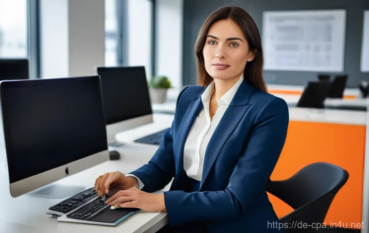 공인회계사 직무 스트레스 관리 - Prompt 1: Focused Auditor in a Dynamic Office Environment**