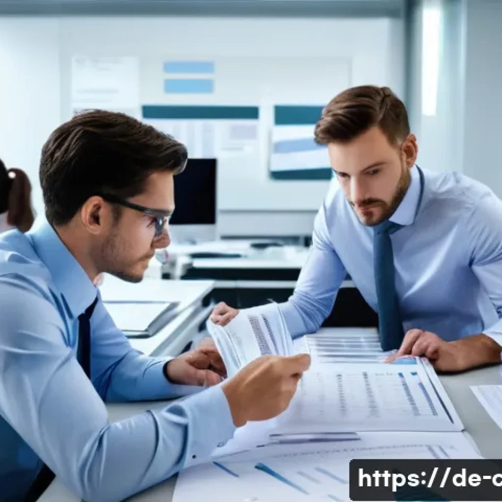 CPA와 데이터 사이언스의 융합 - **Prompt:** A visually dynamic scene depicting the transformation of a traditional German accounting...